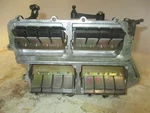 Yamaha 115HP 2 Stroke Outboard Intake Manifold With Reeds (6E5-13641-10-94). Fixed Price $50.00.