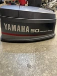 Yamaha 1991 Top Hood Engine Upper Cover Cowling W/ Gas Cap 40 50 Hp. Fixed Price $145.00.