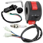 Left Starter Kill Light Switch Ignition Key Spark Plug For 50CC-125CC Atv. Fixed Price $19.79.