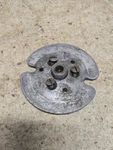 Vintage 1947 Montgomery Wards Sea King 74GG9012 5HP Outboard Rope Sheave Plate. Fixed Price $7.00.