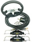 Twin Hydraulic Outboard Motor Steering Kit Suits Yamaha 150HP (sports Wheel). Fixed Price $1299.00.