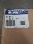 0354417 Omc Evinrude Johnson Oil Tank/ Only. Fixed Price $75.00.