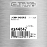 AZ44347 Adjuster Fits John Deere (surplus Open Box). Fixed Price $397.33.