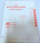 1970 Evinrude Lightwin, Yachtwin Hp 4006 4036 Models Service Manual 4682. Fixed Price $14.62.