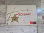 Vintage 1963 Johnson Seahorse JW-18 & JWL-18 3HP Outboard Motor Owners Manual. Fixed Price $12.00.