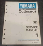 Oem Yamaha Marine Outboards Service Manual 3D LIT-18616-00-46. Fixed Price $18.00.