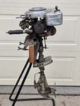 Antique 1924 Evinrude Model Sportwin 2.5HP Outboard Motor Complete/ Turns Over. Fixed Price $250.00.