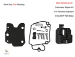 65W-W0093-00-00 For Yamaha Carburetor Repair Kit 4 Str 25HP F25 Outboard Motor. Fixed Price $34.95.