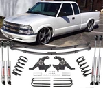 Front 4" & Rear 5" Drop Kit 1982-2003 S-10 Extended Cab With Ridetech Rq Shocks. Fixed Price $1453.90.