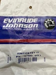 Evinrude Johnson Omc 127593 Oem Ignition Key # 77. Fixed Price $9.95.