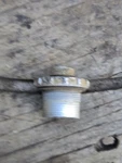 Antique 1939 Johnson Model HS-39 2.5HP Outboard Boat Motor Gas / Fuel Tank Cap. Fixed Price $8.00.