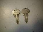 Evinrude/johnson/omc Quantity Two Of #501582 KF67 Ignition Keys, Free Freight. Fixed Price $12.95.