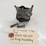 15200-921-003 Honda 7.5HP Oil Pump Assembly '71-'77. Fixed Price $25.00.