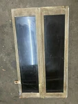 Teak Wood Marine Cabin Black Glass Door Bi-fold. Fixed Price $120.00.