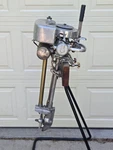 Antique 1936 Johnson Model 200 3.3HP Outboard Boat Motor Partial Restoration. Fixed Price $150.00.