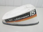 0386090 Evinrude Johnson Outboard 9.9 15 Hp Top Motor Cover Cowling 1974. Fixed Price $60.00.