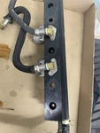Mercury Optimax 90HP Fuel Rail Used, For Parts 895751. Fixed Price $100.00.