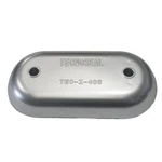 TEC-Z-406MG Tecnoseal Magnesium Hull Plate Anode 8-3/8" X 4-1/32" 1-1/16". Fixed Price $68.61.