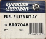 New Evinrude/johnson Fuel Filter Kit 5007045. Fixed Price $129.99.