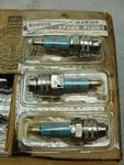(3) Nos Vintage Bowers J44A Marine Spark Plugs Boat Inboard Or Outboard Engines.. Fixed Price $9.99.