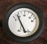 Omc Brp Evinrude Johnson 2 Inch White Boat Oil Pressure Gauge 175617. Fixed Price $19.99.