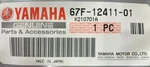 New Genuine Yamaha Oem Thermostat 67F-12411-01-00. Fixed Price $41.95.