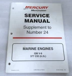 2000 Mercury Mercruiser Supplement #24 Marine Engine Service Manual 90-861327000. Fixed Price $8.81.