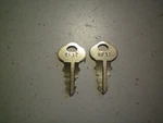 Evinrude/johnson/omc Quantity Two Of #501552 KF37 Ignition Keys, Free Freight. Fixed Price $12.95.