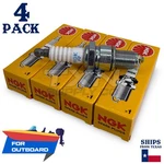 4 Ngk Spark Plugs - For Yamaha 30 Ae Outboard Motor. Fixed Price $22.77.