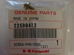 Nos Kawasaki SCREW-PAN-WSP-CROS,4X12 225D0412 New Oem. Fixed Price $7.49.