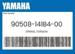 Yamaha Genuine Spring, Torsion 90508-141B4-00. Fixed Price $11.24.