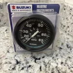 Suzuki 4" Speedometer 65 Mph Black #990C0-80002. Fixed Price $50.00.