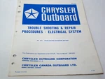 1968 Chrysler Outboard Troubleshooting & Repair Electrical 9.9HP Ob 1029S. Fixed Price $19.99.