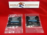 Nos Oem Nip Mercury Quicksilver 53-33463 Retaining Ring Lot 0F Two (2) Sealed!. Fixed Price $14.99.