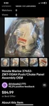 New Genuine Honda 37452-ZW7-110AH Push/choke/stop Panel Assembly. Fixed Price $80.00.
