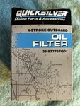 35-877767Q01 4-STROKE Oil Filter For Mercury 135-175 Hp Verado Inline 4-CYL New. Fixed Price $19.89.