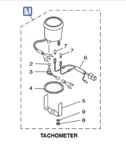 6Y5835402000 - Tachometer Assy New Oem Yamaha. Fixed Price $200.00.