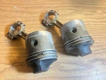 Evinrude Johnson SET33HP 33E70M Std Pistons 380566 311746 Rods 308301 378275 Omc. Fixed Price $89.00.