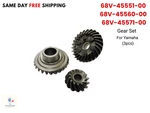 68V-45551-00+68V-45560-00+68V-45571-00 For Yamaha Outboard Gear Set (3PCS). Fixed Price $162.81.
