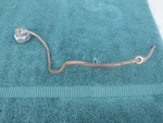 Johnson Antique Outboard Motor Fuel Line With Nut 3HP 1924-27 A-25 A-35 A-45. Fixed Price $19.95.