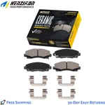 Front Ceramic Brake Pads W/hardware For Acura Tl Honda Ridgeline New Us. Fixed Price $21.52.