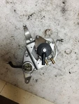 Johnson Evinrude Fuel Bracket 0338894 Plus Adapter And Old Style Pump K1. Fixed Price $50.00.