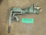 1955 Johnson CD12 5.5HP Outboard Motor Lower Drive Unit Prop Shaft Transom Clamp. Fixed Price $128.00.