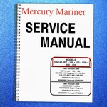 Mercury Mariner Outboard 105/140 Jet 135 150 175 225 '92-2000 Service Manual. Fixed Price $80.11.