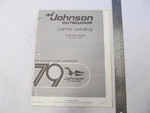 1979 Johnson Electric Outboard Parts Catalog 390085 Preliminary Edition. Fixed Price $21.95.
