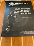Mercury Service Manual 75/90/100/115/125 65/80 Jet October 2017 90-8M0127990. Fixed Price $81.99.