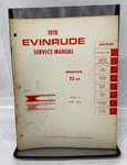 Oem 1970 Evinrude Service Manual 25HP SPORTSTER(25002 & 25003) Item # 4686. Fixed Price $17.99.