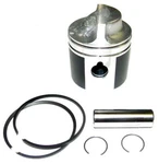 Piston Kit: Johnson / Evin 9.9 15 Hp '74-'92 Cross Flow .030 Over -100-101-06K. Fixed Price $60.29.