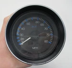 Medallion Speedometer Gauge 10 80 Mph Black Face HS-572-20 Marine Boat. Fixed Price $34.95.