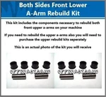 TW0 Front Lower A-arm Bushing Shaft Honda Fourtrax Sportrax 90 250EX 250X 93-21. Fixed Price $79.78.